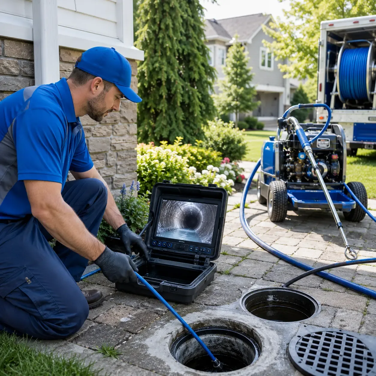 Outdoor drain cleaning professionals serving Keene, NH